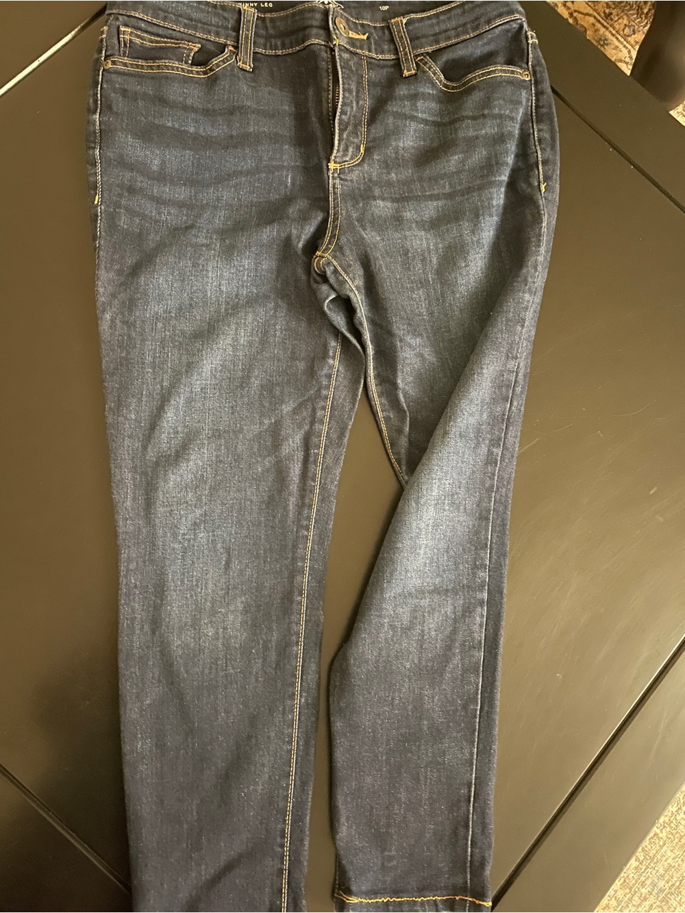 St. John's Bay Dark Blue Straight Jeans